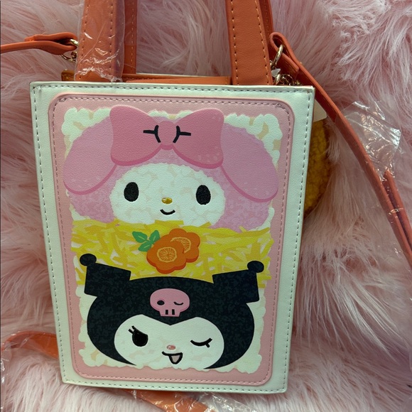 Hello Kitty and Friends Bento Cute XSAN Animal Print Tote Bag Boxed Lunch NWT - Picture 4 of 8